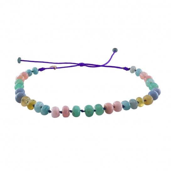 CANDIES ANKLET IN MULTICOLORED OPAL