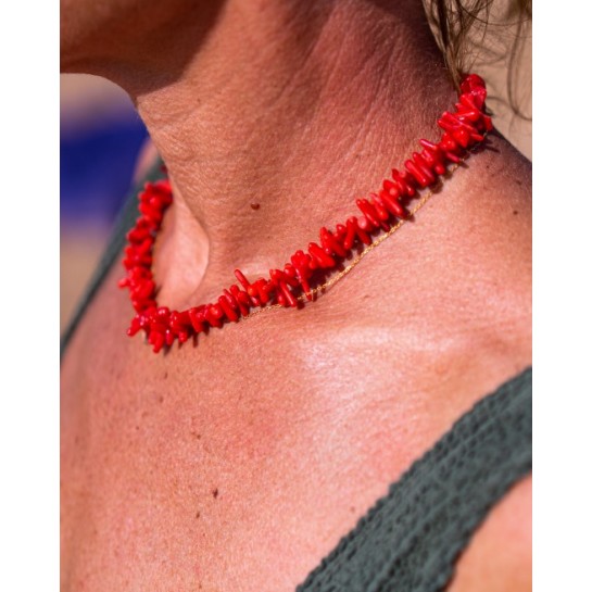 Collier Corail Rouge