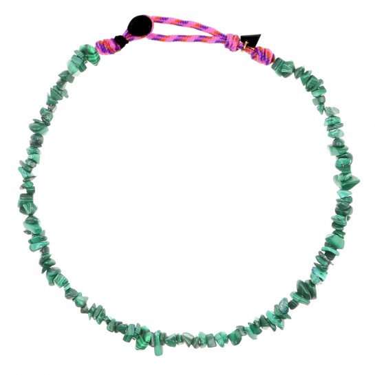 Collier Pépites malachite