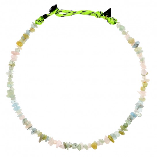 Collier Pépites aigue-marine