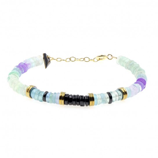 Bracelet Puka fluorite