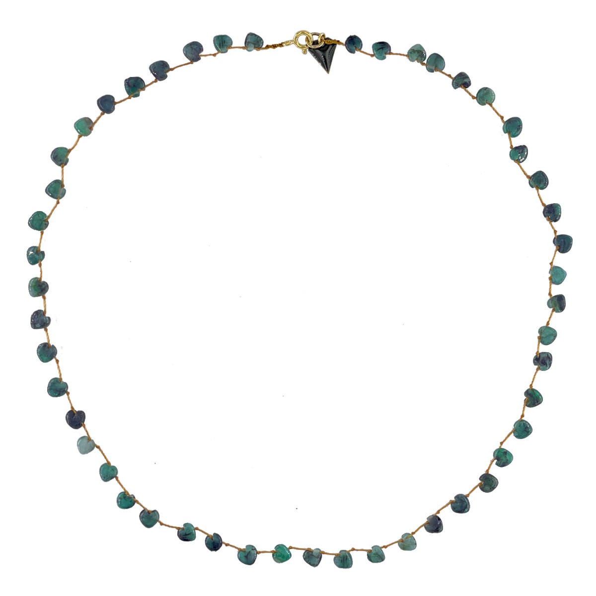 Heart Emerald Necklace
