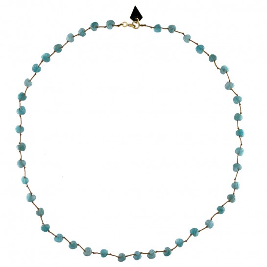 Amazonite Heart Necklace