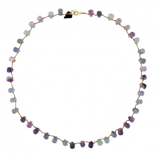Fluorite Drop Necklace