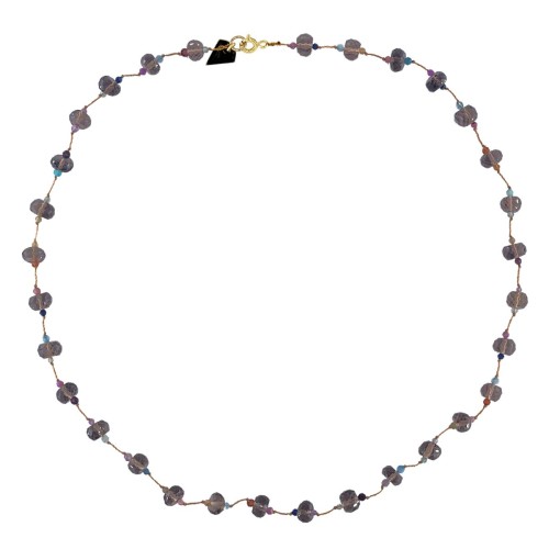 JELLIES SMOKY QUARTZ NECKLACE