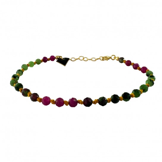 Bracelet Candies rubis zoisite