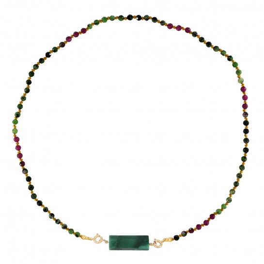 Rolla Bolla jade and Candies ruby zoisite