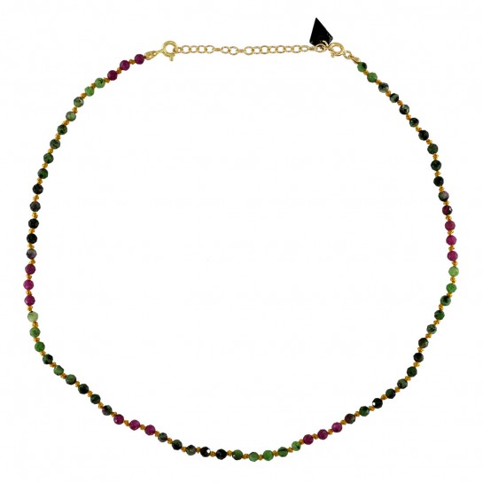 Rolla Bolla labradorite and Candies ruby zoisite
