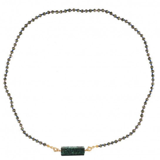 Rolla Bolla African turquoise and Candies pyrite