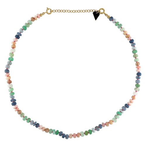 CANDIES NECKLACE IN MULTICOLORED OPAL