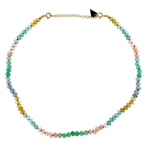 CANDIES NECKLACE IN MULTICOLORED OPAL