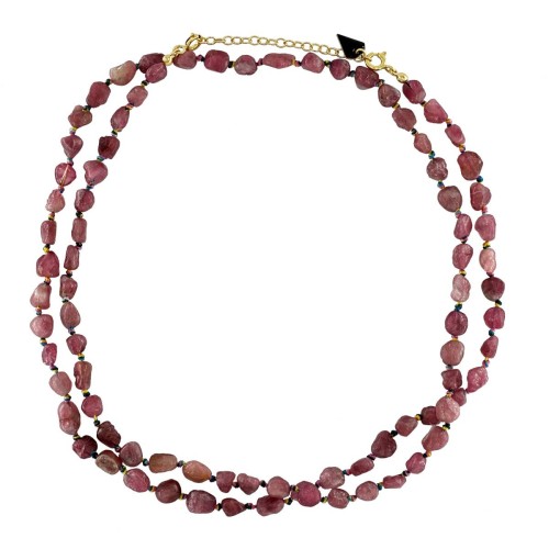 CANDIES NECKLACE IN PINK TOURMALINE