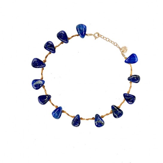 BRACELET GOUTTE EN LAPIS LAZULI