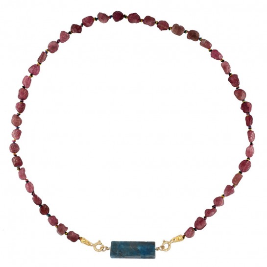 ROLLA BOLLA APATITE AND PINK TOURMALINE CANDIES