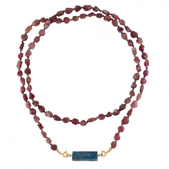 ROLLA BOLLA APATITE AND PINK TOURMALINE CANDIES NECKLACE