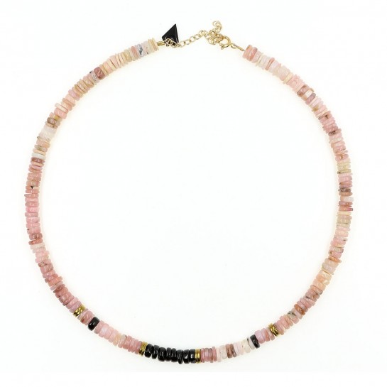 Puka opal necklace