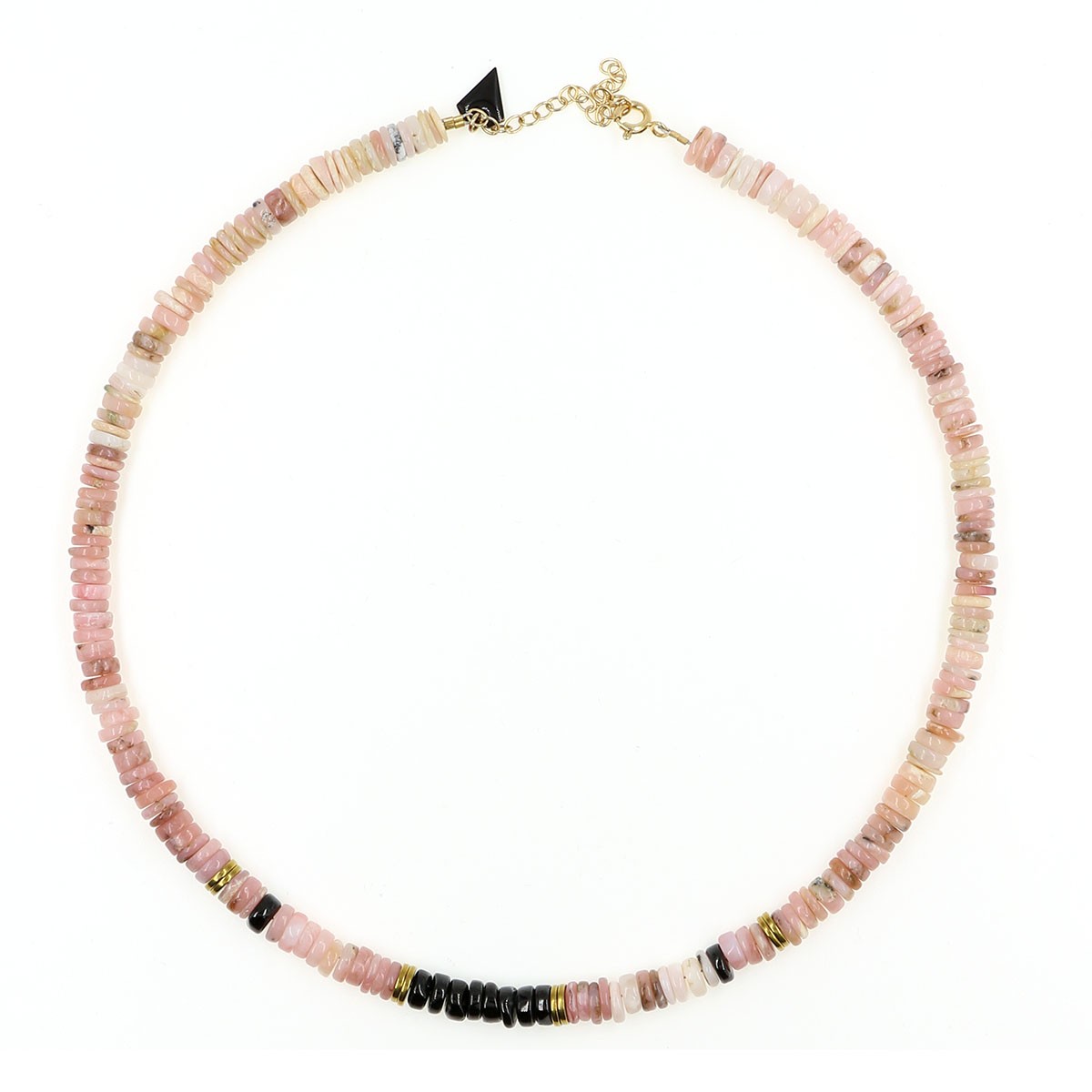 Puka opal necklace