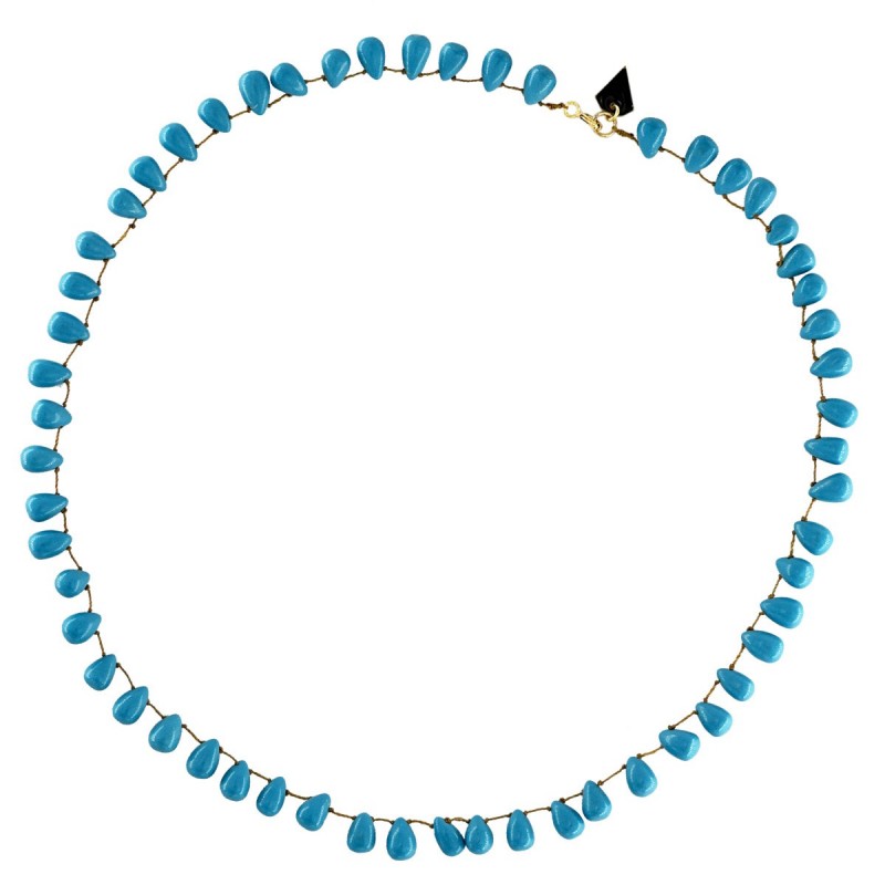 COLLIER GOUTTE EN TURQUOISE