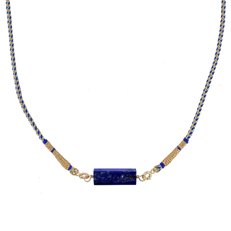 ROLLA BOLLA LAPIS LAZULI AND NAVY BLUE WOVEN CORD