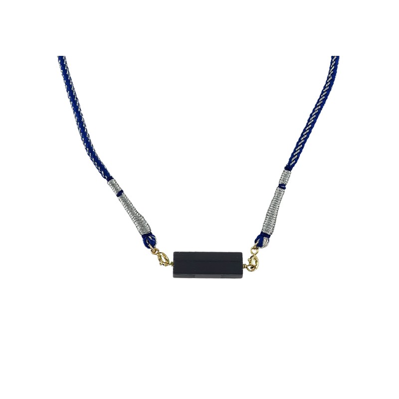 ROLLA BOLLA ONYX AND NAVY BLUE WOVEN CORD