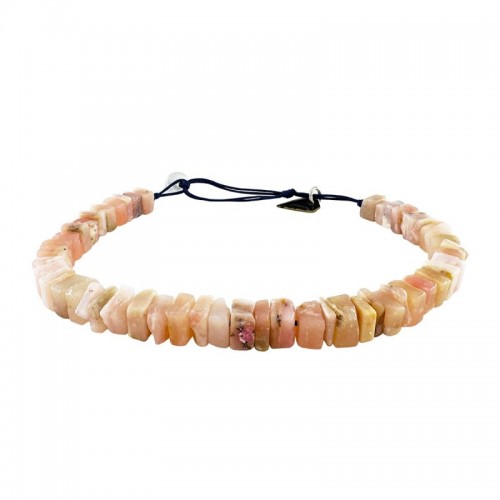 BRACELET HOMME EN OPALE ROSE