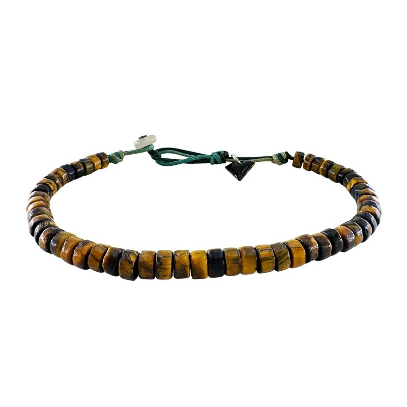 BRACELET HOMME EN ŒIL DE TIGRE