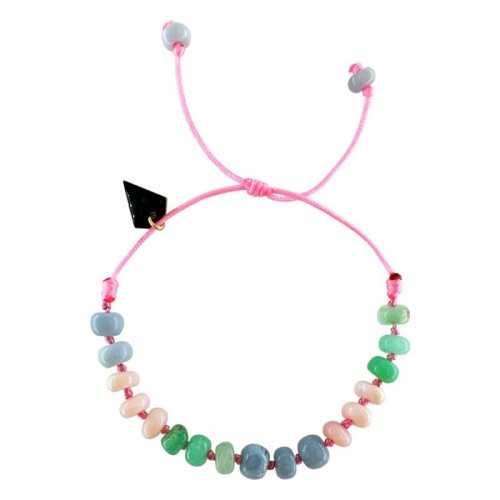 BRACELET CANDIES KIDS EN OPALE MULTICOLORE