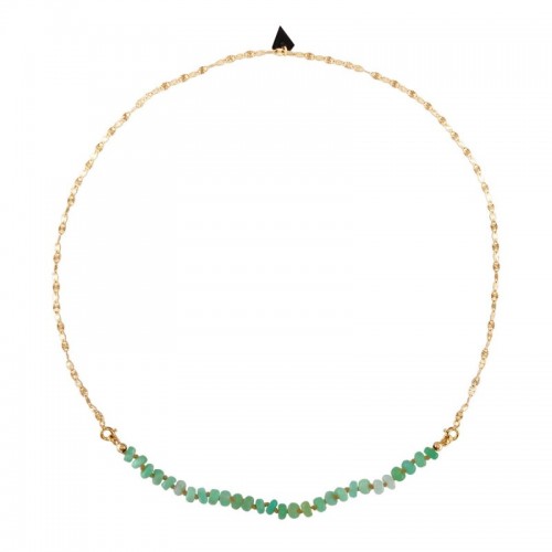 COLLIER SOLEIL ET CANDIES EN CHRYSOPRASE