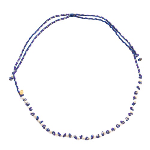 NATURAL FRESHWATER PEARL NECKLACE DARK PURPLE