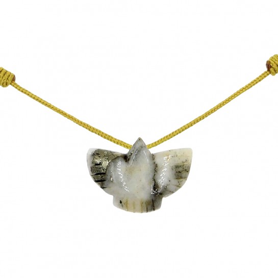 Chalcedony Condor Necklace