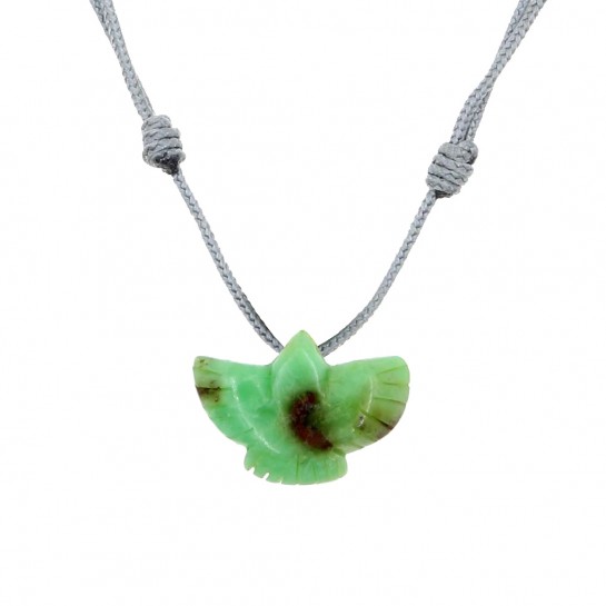 Chrysoprase Condor Necklace