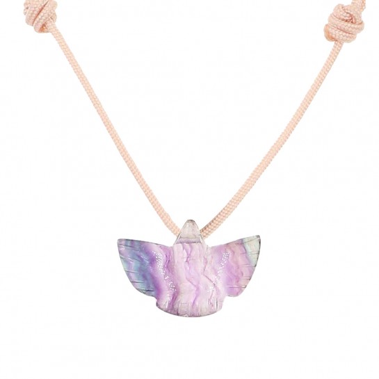 Fluorite Condor Necklace