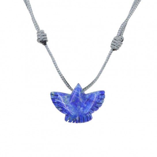 Collier Condor lapis-lazuli