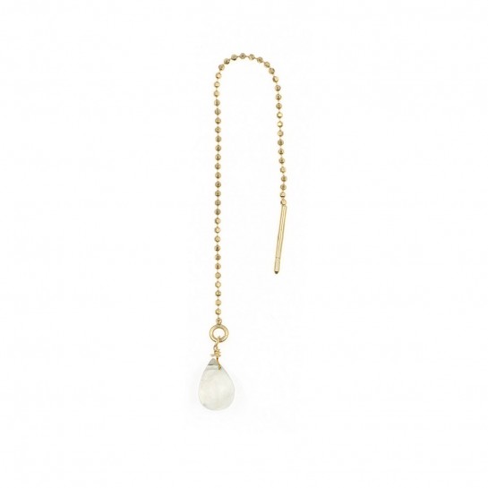 B.O Short drop moonstone chain