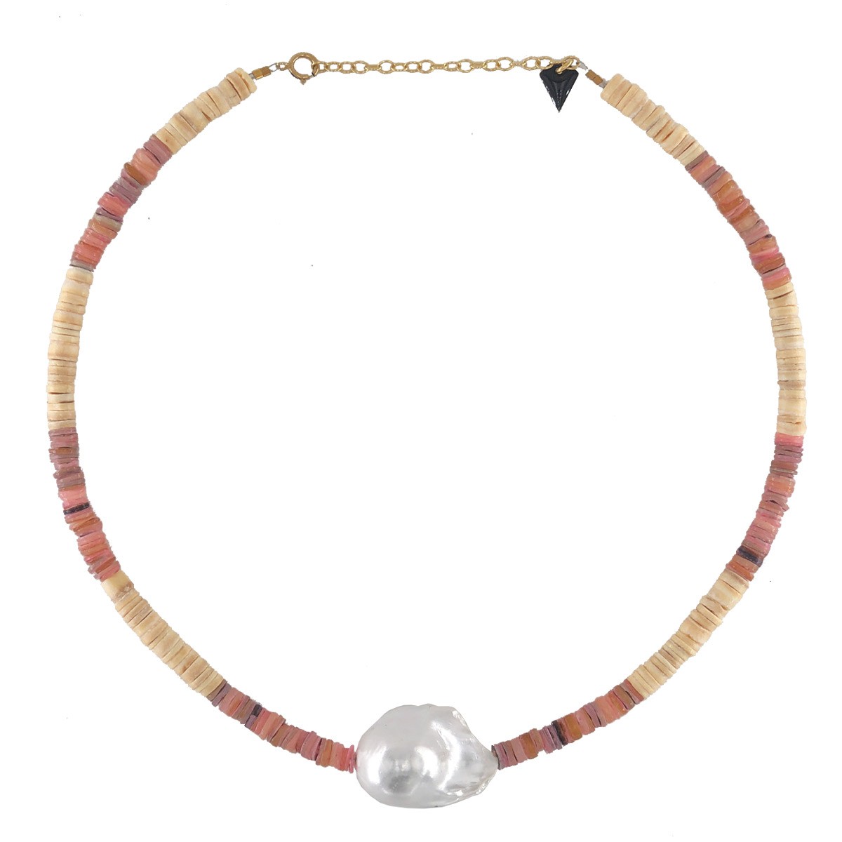 Puka pearl necklace hot sale