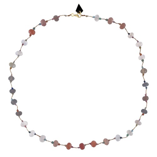 MULTICOLOR MOONSTONE JELLIES NECKLACE