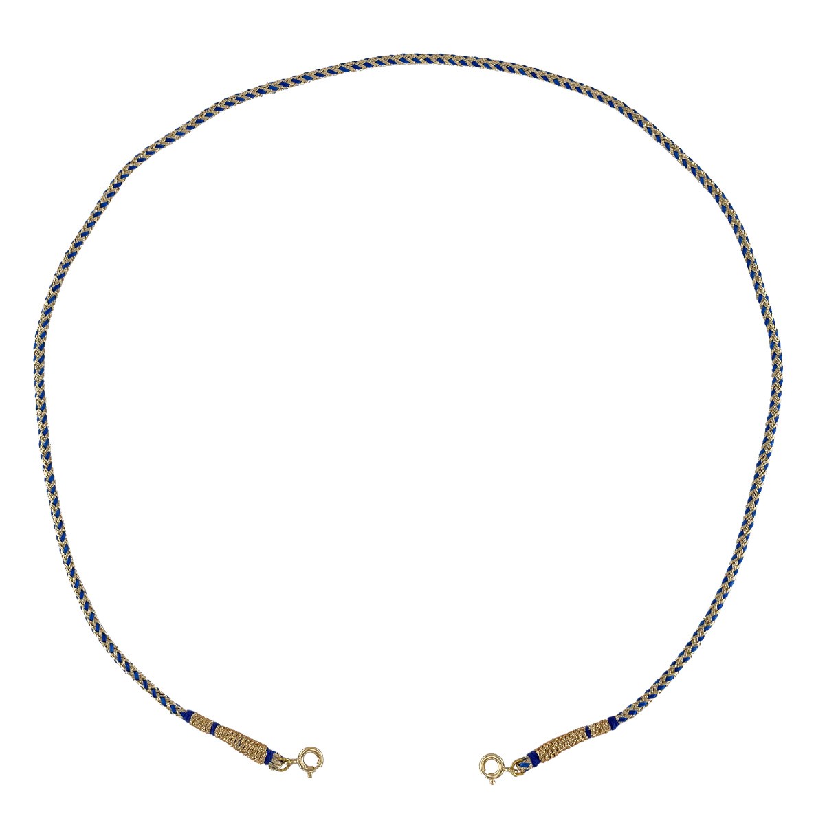 Longe Pour Cheval Neptune Corde Double Tresse Nylon 1/4 X 35' Bleu Marine - Corde De Qualité écurie