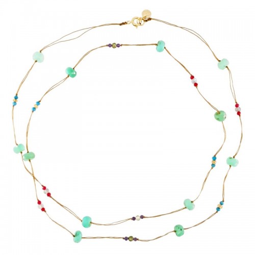 SAUTOIR JELLIES EN CHRYSOPRASE