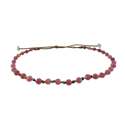CANDIES ANKLET IN PINK TOURMALINE