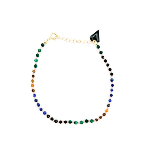 Facet Bracelet Multi Stones
