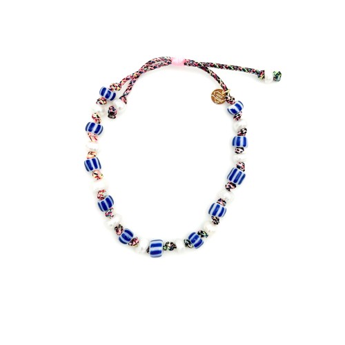 Fresh pearl bracelet and African pearls