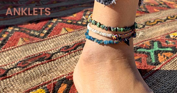 Bracelets de pied, anklets